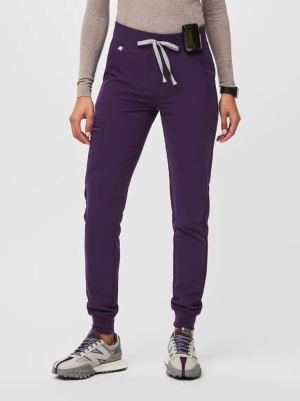Figs Purple jam Jogger pants + scrub top set